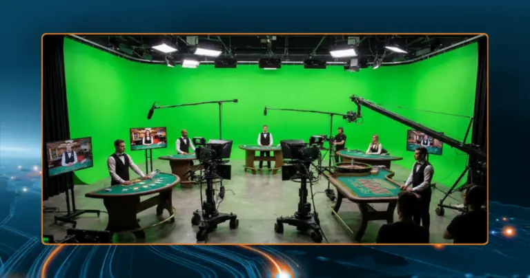 live casino behind technology