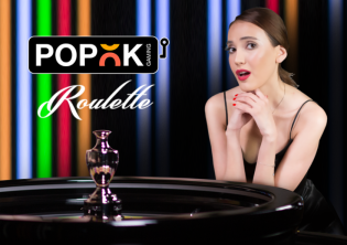PopOK Gaming promotional image of its Roulette live table